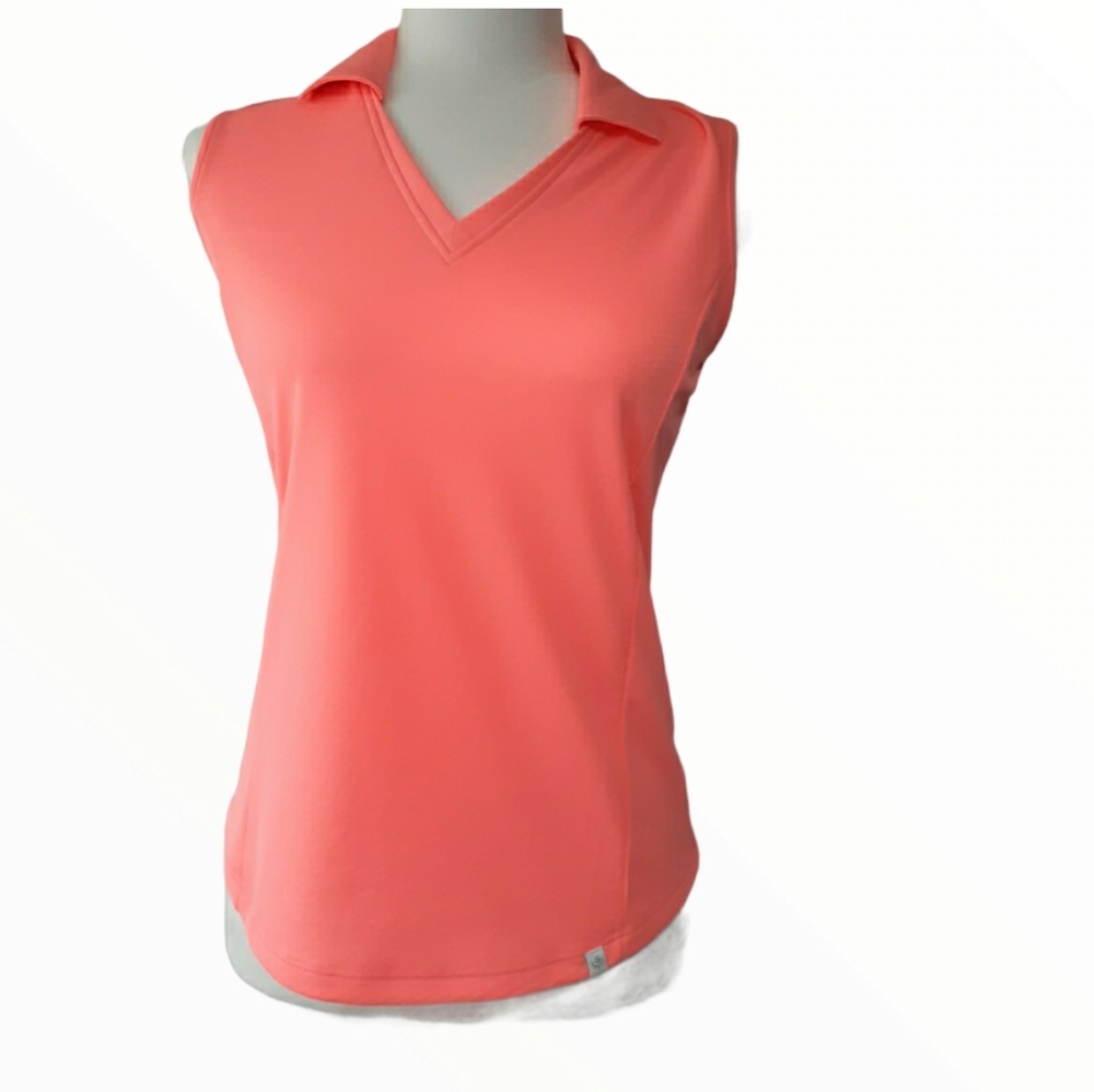 Lady Hagen Essentials Sleeveless  Golf Collard Top